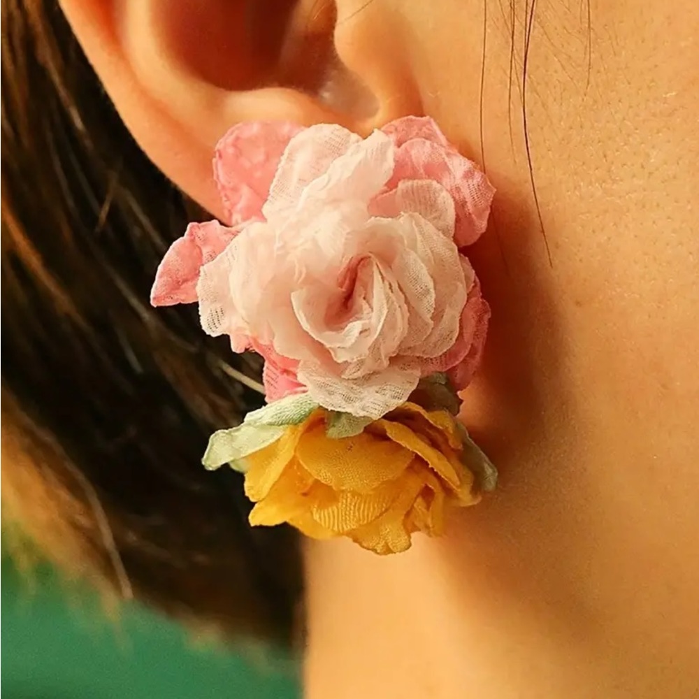 Rose Stud Earrings
